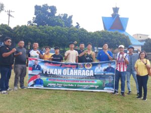 Ketua KONI Pancur Batu Iptu Edison Sembiring Buka Turnamen Lari dan Badminton