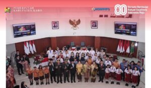 Bupati dan Wakil Bupati Karo Ikuti Pidato Kenegaraan Presiden RI Secara Daring