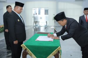 Bukit Buchori Siagian Resmi Jabat Kepala Pelaksana BPBD Asahan