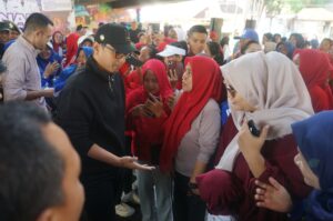 Senam Germas di Medan Amplas Meriah, Rico Waas: Ajak Masyarakat Bergerak Bersama Menyehatkan Tubuh