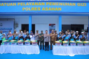Kapoldasu dan Bupati Asahan Grand Launching Operasional SPPG Polres Asahan