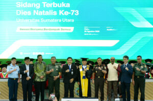 Pemprovsu Apresiasi Konsistensi Kontribusi USU di Usia 73 Tahun