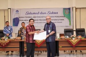 Sertijab Ketua Dewas Perumda Tirtanadi, Togap Simangunsong Ajak Saling Bekerja Sama