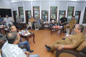 Bupati Taufik Zainal Abidin Terima Audensi PWI Kabupaten Asahan