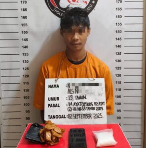 Satresnarkoba Polres Labuhanbatu Tangkap Pemuda Bawa Sabu