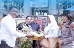 Komando Tarigan Hadiri Gerakan Pangan Murah Polres Tanah Karo