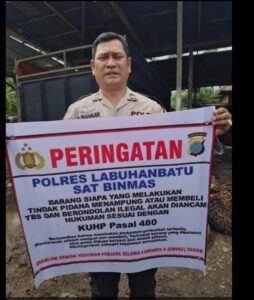 Polres Labuhanbatu Ingatkan Pengepul Tidak Beli Sawit Curian