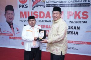 Bupati Asahan Hadiri Musda VI PKS Kabupaten Asahan. Sofyan Samosir Ditetapkan Sebagai Ketua