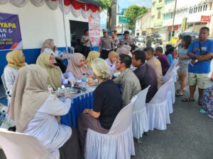 Polantas Menyapa dengan Bakti Kesehatan dan Donor Darah di Rantauprapat