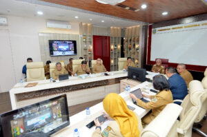 Rakor Inflasi dan Situasi Pascademo  Bersama Mendagri, Wagubsu Instruksikan Jajaran Tingkatkan Koordinasi dan Kolaborasi