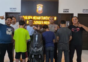 Polsek Medan Tuntungan Berhasil Amankan Tiga Remaja Diduga Pelaku Curas