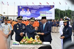 Wagubsu Pimpin Upacara Harhubnas 2025, Transportasi Adalah Jalan Kehidupan