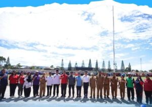 Pemkab Karo Gelar Lomba Ketangkasan Baris Berbaris Antar Pelajar Se-kabupaten Karo