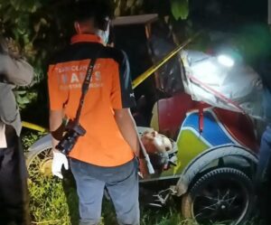 Polsek Medan Tuntungan Gerak Cepat Tangani Mayat Pria Tanpa Identitas Ditemukan Dalam Becak Motor