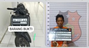 Operasi Kancil Toba 2025, Polsek Medan Tuntungan Amankan Pelaku Pencurian Sepeda Motor