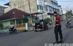 Strong Point, Arus Lalulintas di Wilkum Polres Labuhanbatu Terpantau Aman dan Lancar