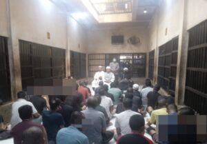 Sentuh Hati Tahanan, Polres Labuhanbatu Gelar Binrohtal di Penjara
