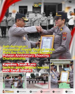 AKP Taruli Silalahi Juara Menembak Pada Polwan Anniversary Shooting Championship 2025