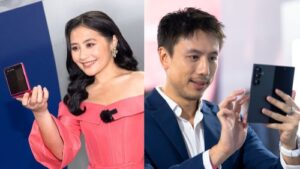 Testimoni Prilly Latuconsina dan Andy Garcia Tentang HP Lipat Samsung