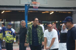 Rico Waas, Zakiyuddin Harahap dan Wirya Alrahman Olahraga bersama DPK IKAPTK Kota Medan