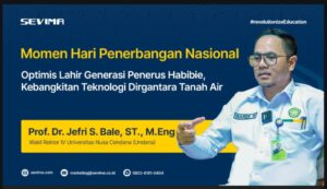Hari Penerbangan Nasional, Warek Undana Prof Jefri Optimis Lahirnya Habibie Baru