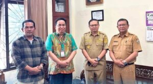 Wabup Karo Kunjungi Moderamen GBKP, Ajak Jemaat Jaga Kondusifitas Tanah Karo