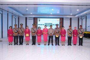 Kapolres Asahan Pimpin Upacara Serah Terima Jabatan Kasat Reskrim dan Dua Kapolsek