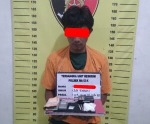 Polisi Tangkap Pengedar Sabu di Simpang Marbau Labura