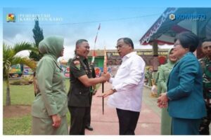 Bupati Karo Hadiri Sertijab Komandan Batalyon Infanteri 125/SI’MBISA