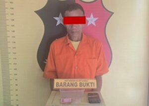 Polsek Marbau Tangkap Lansia Pengedar Sabu di Desa Belungkut Labura