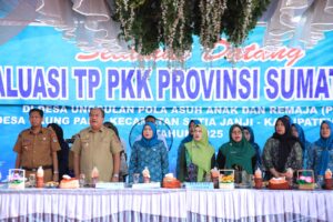Peringati HKG, PKK Sumut Evaluasi Lomba Empat Desa di Asahan