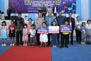Meriah dan Penuh Sukacita! Bupati Asahan Tutup Pesparawi VIII Tahun 2025