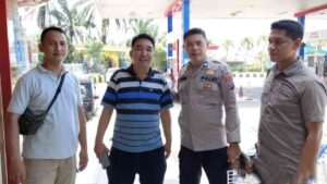 Pastikan Ketersediaan BBM, Polsek Bilah Hulu Monitoring Sejumlah SPBU
