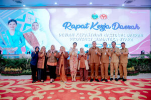 Kahiyang Ayu Buka Rakorda Dekranasda Provsu