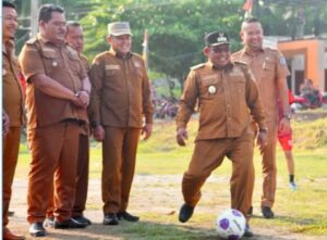 Sambut Hari Pahlawan, Wabup Labuhanbatu Buka Turnamen Mini Soccer di Pangkatan