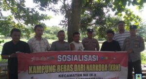 Polsek NA IX-X  Sosialisasikan Bahaya Narkoba di Lingkungan Sukaramai Labura