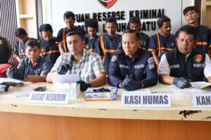 Polres Labuhanbatu Ungkap Jaringan Curanmor Lintas Kabupaten, 9 Pelaku Ditangkap