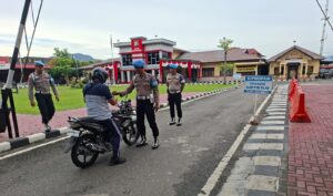Jelang Operasi Zebra, Sipropam Polres Labuhanbatu Periksa Kelengkapan Berkendara Personel
