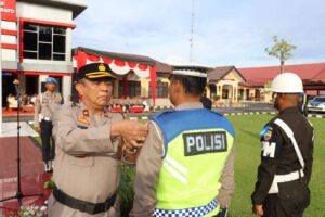 Operasi Zebra Dimulai, Polres Labuhanbatu Gelar Pasukan