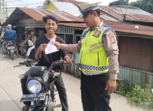 Satlantas Polres Labuhanbatu Ajak Masyarakat Tertib Berlalulintas