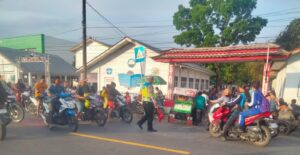 Satlantas Polres Labuhanbatu Intensifkan Strong Point Pagi Selama Operasi Zebra 2025