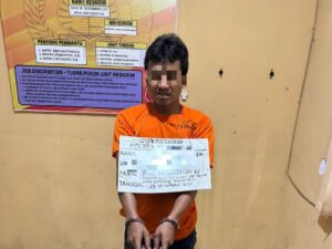 Tunggu Pelanggan, Pengedar Sabu di Tanjungharapan Labuhanbatu Ditangkap