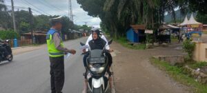 Satlantas Polres Labuhanbatu Ajak Warga Aeknatas Tertib Berlalulintas