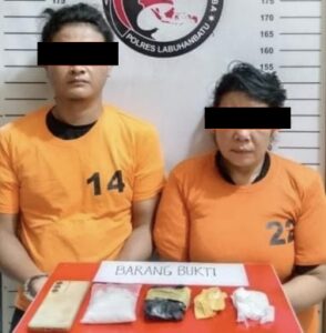 Polres Labuhanbatu Gagalkan Transaksi Sabu di Kamar Hotel, Dua Warga Tebingtinggi Ditangkap