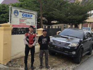 Satsamapta Polres Labuhanbatu Jaga Ibadah Minggu di Sejumlah Gereja