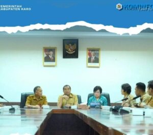 Bupati Karo, Antonius Ginting  Buka Rapat Lomba Posyandu Desa terkait 6 Standar Pelayanan Minimal