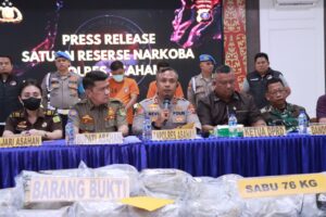 Sat Narkoba Polres Asahan Gagalkan Peredaran 76 Kilogram Sabu, Dua Kurir Diamankan