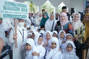 Bunda PAUD Asahan Dampingi Pelaksanaan Manasik Haji Cilik di Masjid Agung Ahmad Bakrie Kisaran