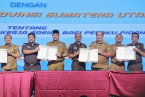 Perkuat Komitmen Restorative Justice, Bupati Asahan Hadiri Penandatanganan MoU/PKS di Medan