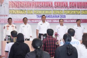 Sekdakab Karo Buka Sosialisasi PSU Perumahan dan Permukiman Kepada Pemerintah Daerah
